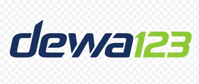 Logo dewa123 berwarna neon